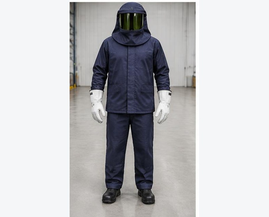 Arc-Flash Protection Suit 40 cal prepared for professional construction procurement