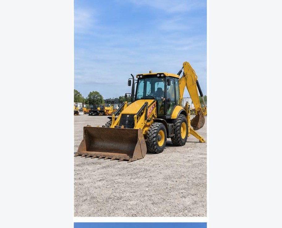 4WD Backhoe Loader prepared for professional construction procurement