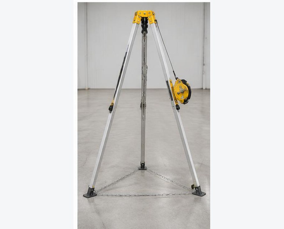 Confined Space Rescue Tripod prepared for professional construction procurement