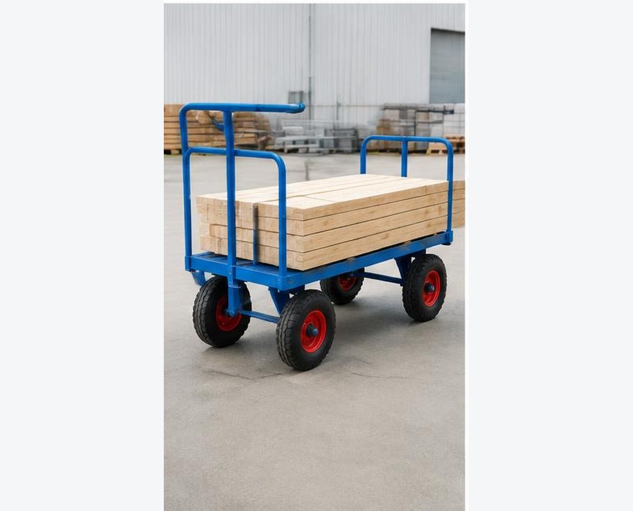 Heavy-Duty Material Platform Trolley prepared for professional construction procurement