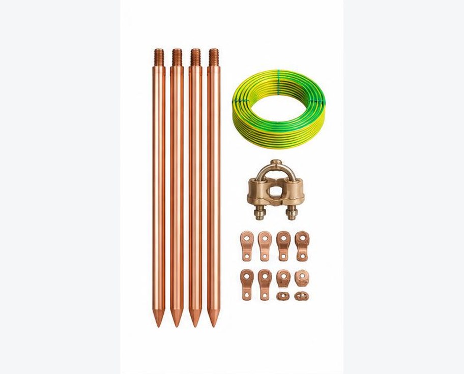 Maintenance-Free Earth Electrode Kit prepared for professional construction procurement