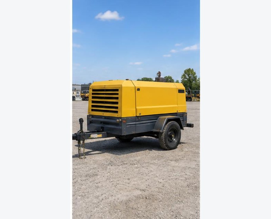 Towable Diesel Air Compressor prepared for professional construction procurement