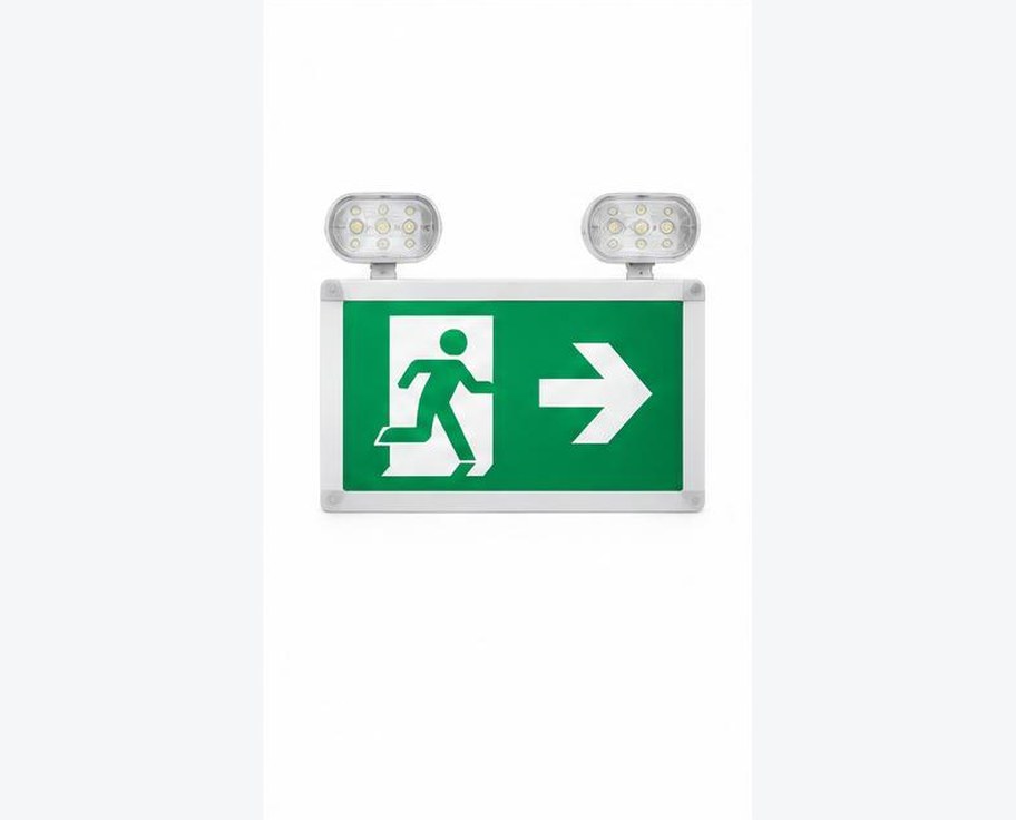 Rechargeable Emergency Exit Light prepared for professional construction procurement