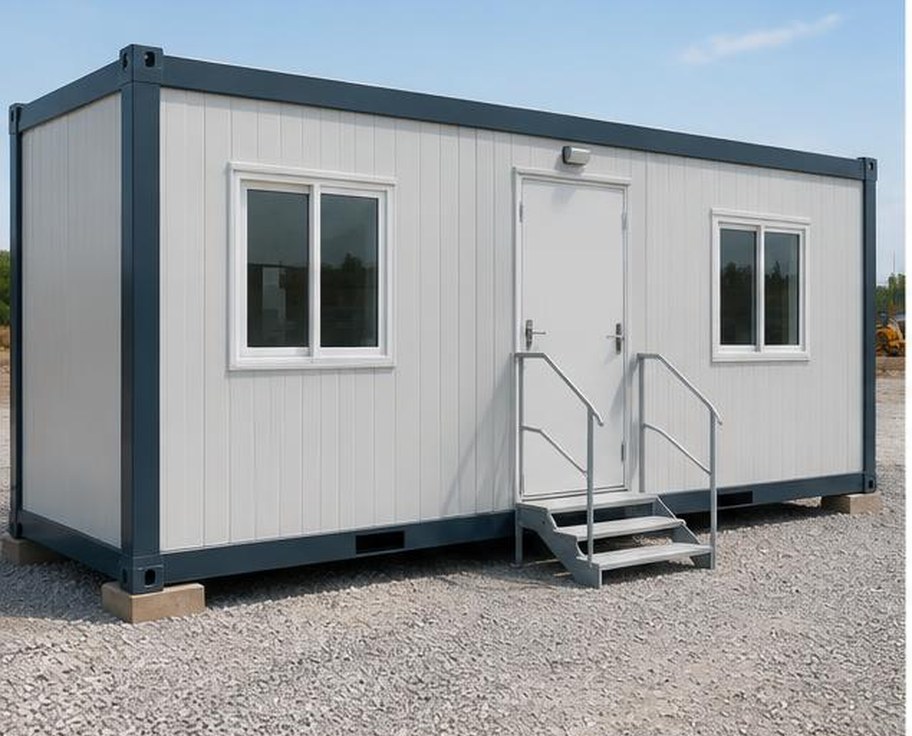 Insulated modular construction site office container
