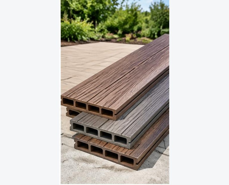 Outdoor Wood-Plastic Composite Decking prepared for professional construction procurement