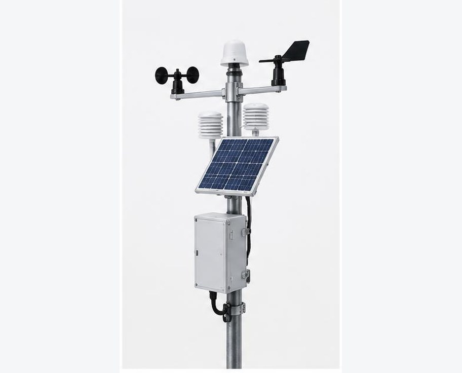 Smart Construction Weather Station prepared for professional construction procurement