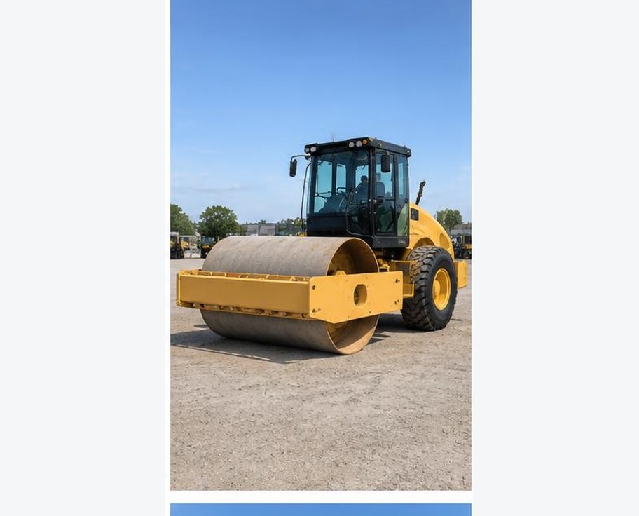 Vibratory Soil Compactor 11T prepared for professional construction procurement